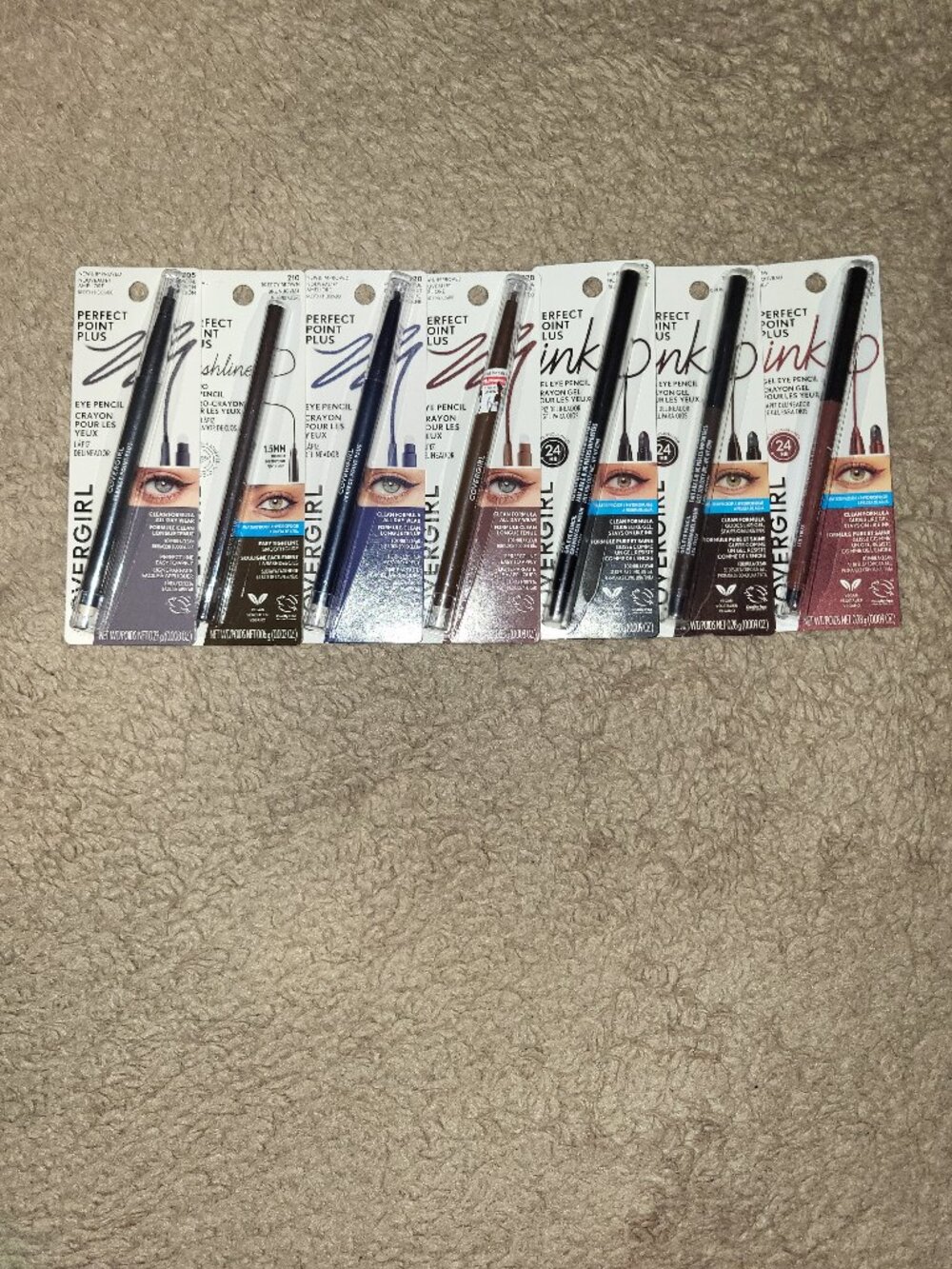 Covergirl Perfect Point Plus Eye Pencil 7 Shades Total New Unopened